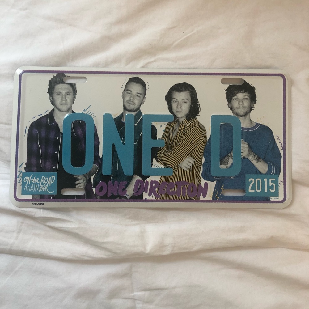 One Direction OTRA License Plate